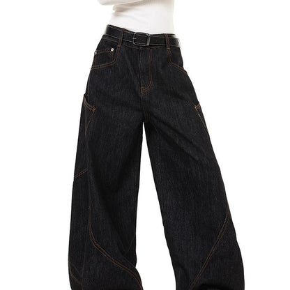 Retro Street Design Profile Machete Jeans
