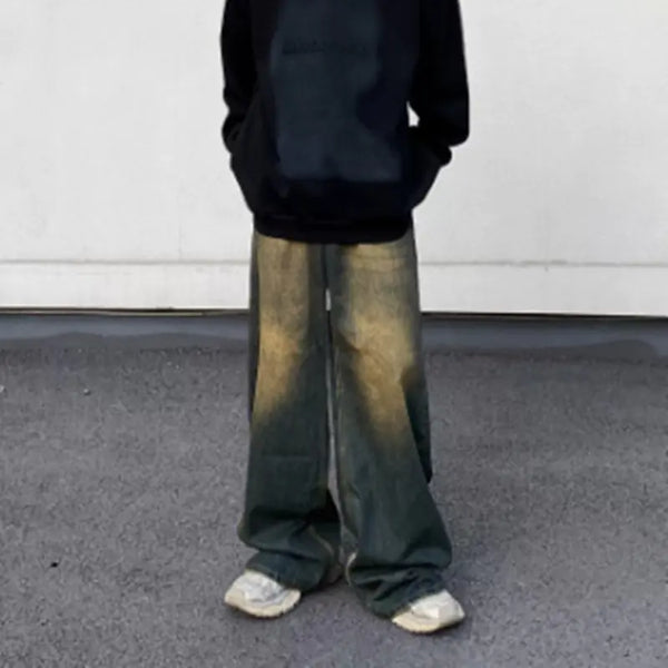 Men's Vintage Gradient Old Jeans