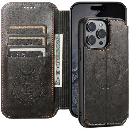 Phone Case Magnetic Wireless Charger Card Holster