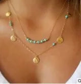 قلادة أوراق الشجر والطيور الصليبية!