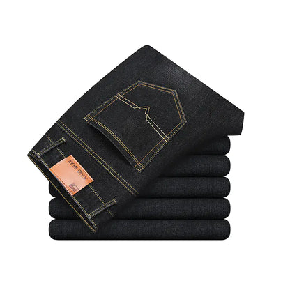 Men's New Large Size Straight Loose Casual Jeans